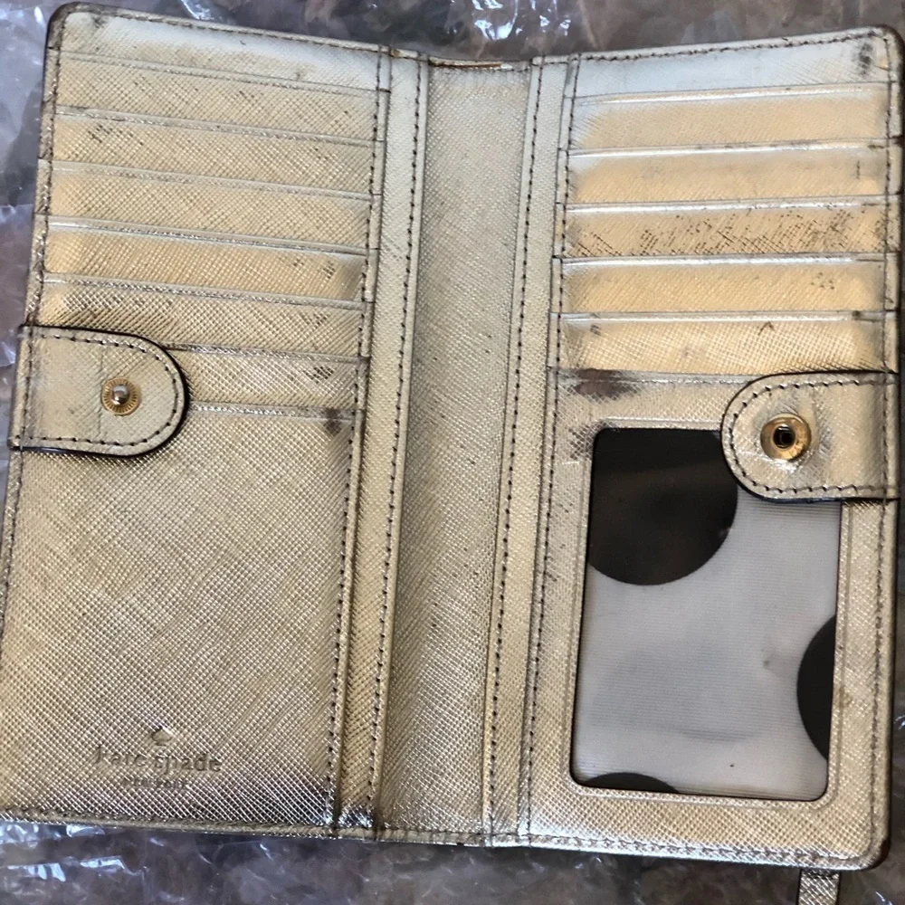 Kate spade rose gold Cameron street Stacy wallet